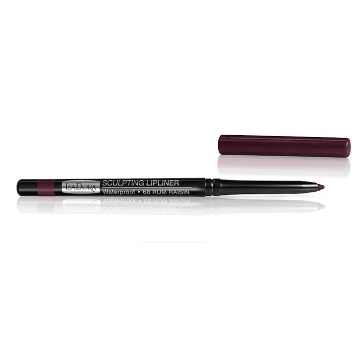 Скулптуриращ молив за устни IsaDora Sculpting Lipliner Waterproof, 68 Rume Raisin, 0.3 гр
