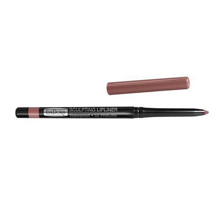 Скулптуриращ молив за устни IsaDora Sculpting Lipliner Waterproof, 52 Praline, 0.3 гр