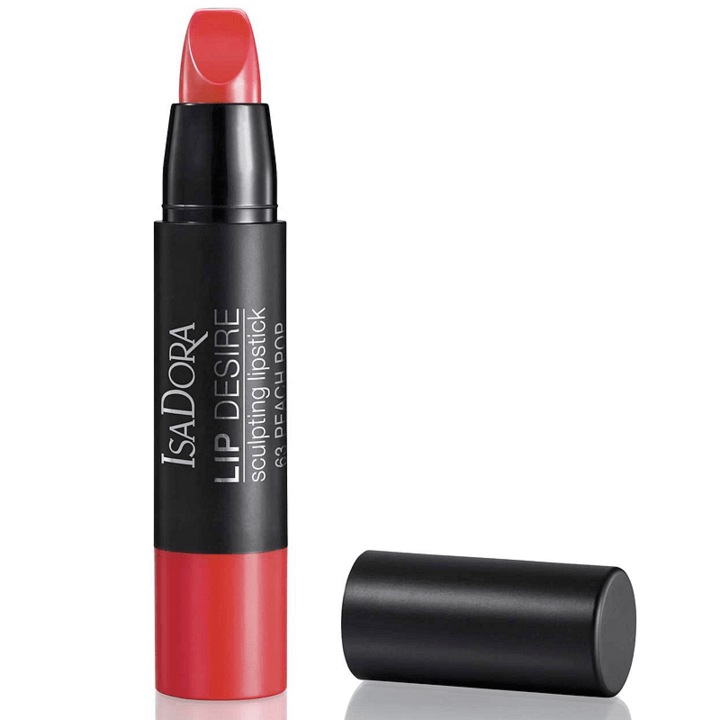 Скулптуриращо Червило IsaDora Lip Desire Sculpting Lipstick, 63 Peach Pop, 3.3 гр