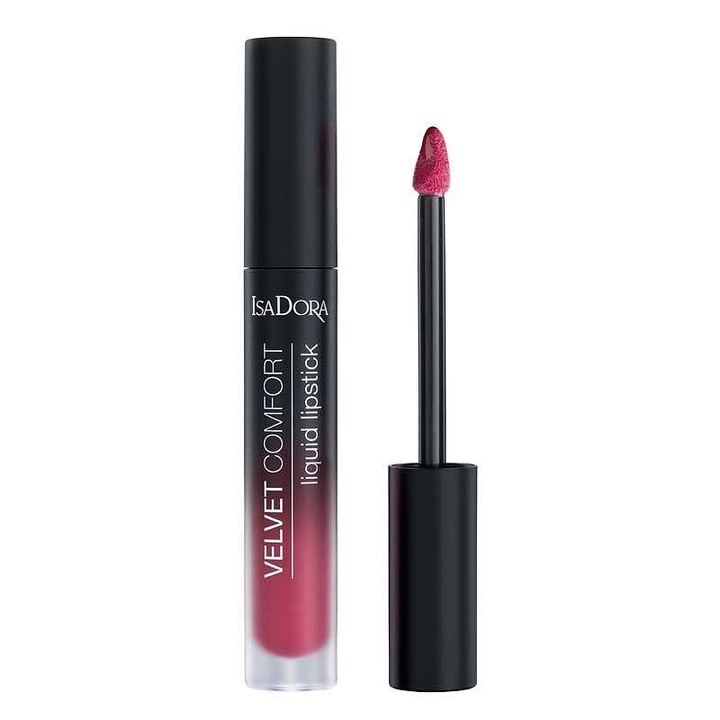 Течно Кадифено червило Isadora Velvet Comfort Liquid Lipstick, 58 Berry Blush, 4 мл