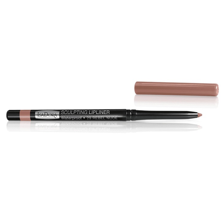 Скулптуриращ молив за устни IsaDora Sculpting Lipliner Waterproof, 29 Rebel Nude, 0.3 гр