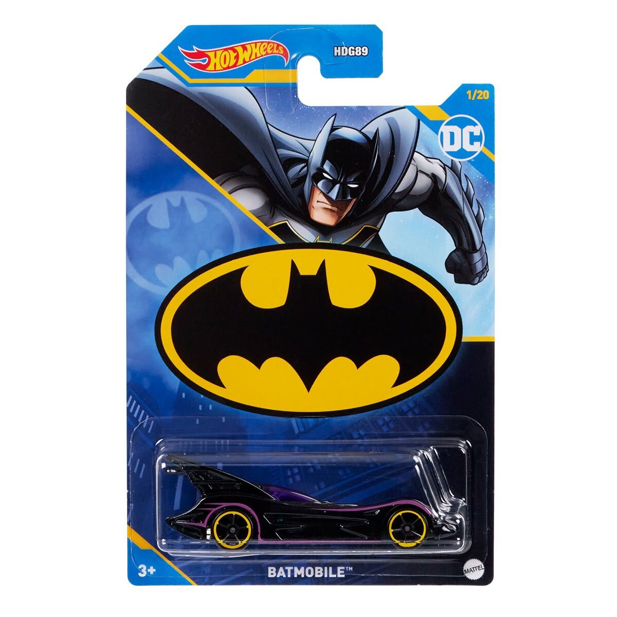 Batman 150 Scale Vehicle 1980's Batmobile Hot Wheels