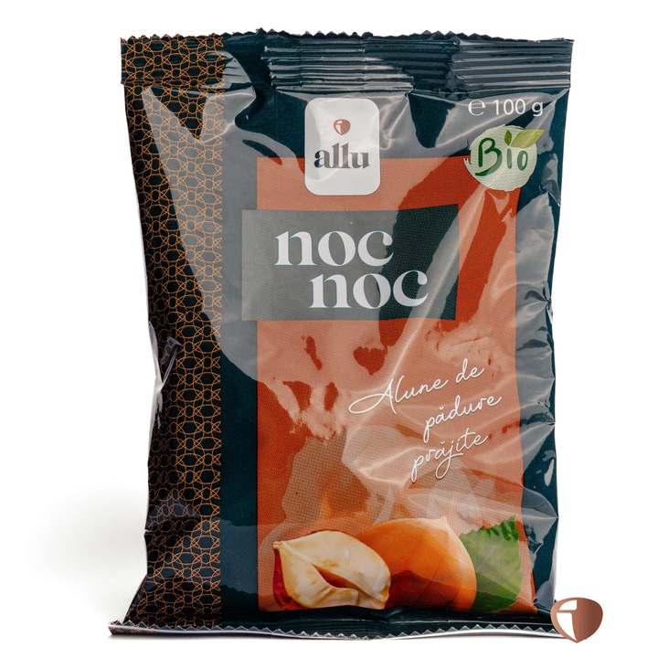 Alune de padure prajite, certificate ecologic, Allu,100 g