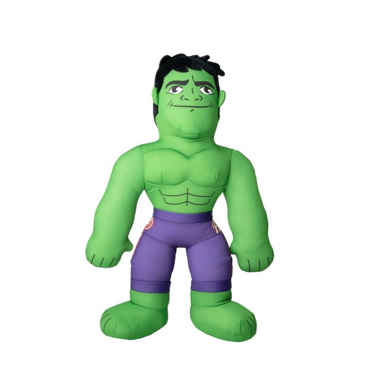 Plüss játék hanggal, Marvel - Hulk, tarka, 38 cm