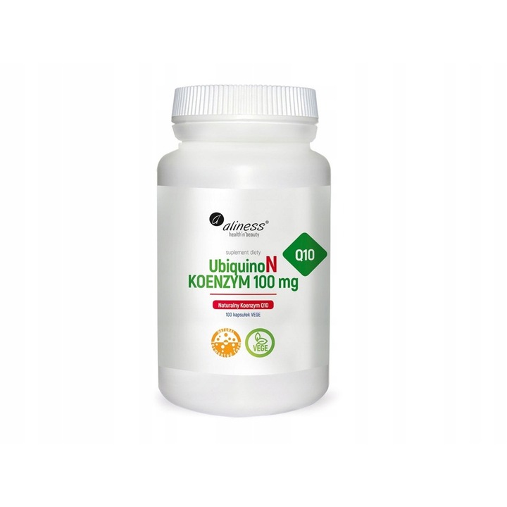 Supliment nutritiv UbiquinoN Coenzima Q10 100mg, Aliness