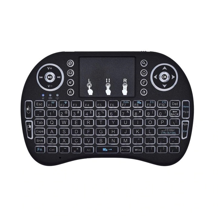 Tastatura Mini I8 Touchpad Neagra