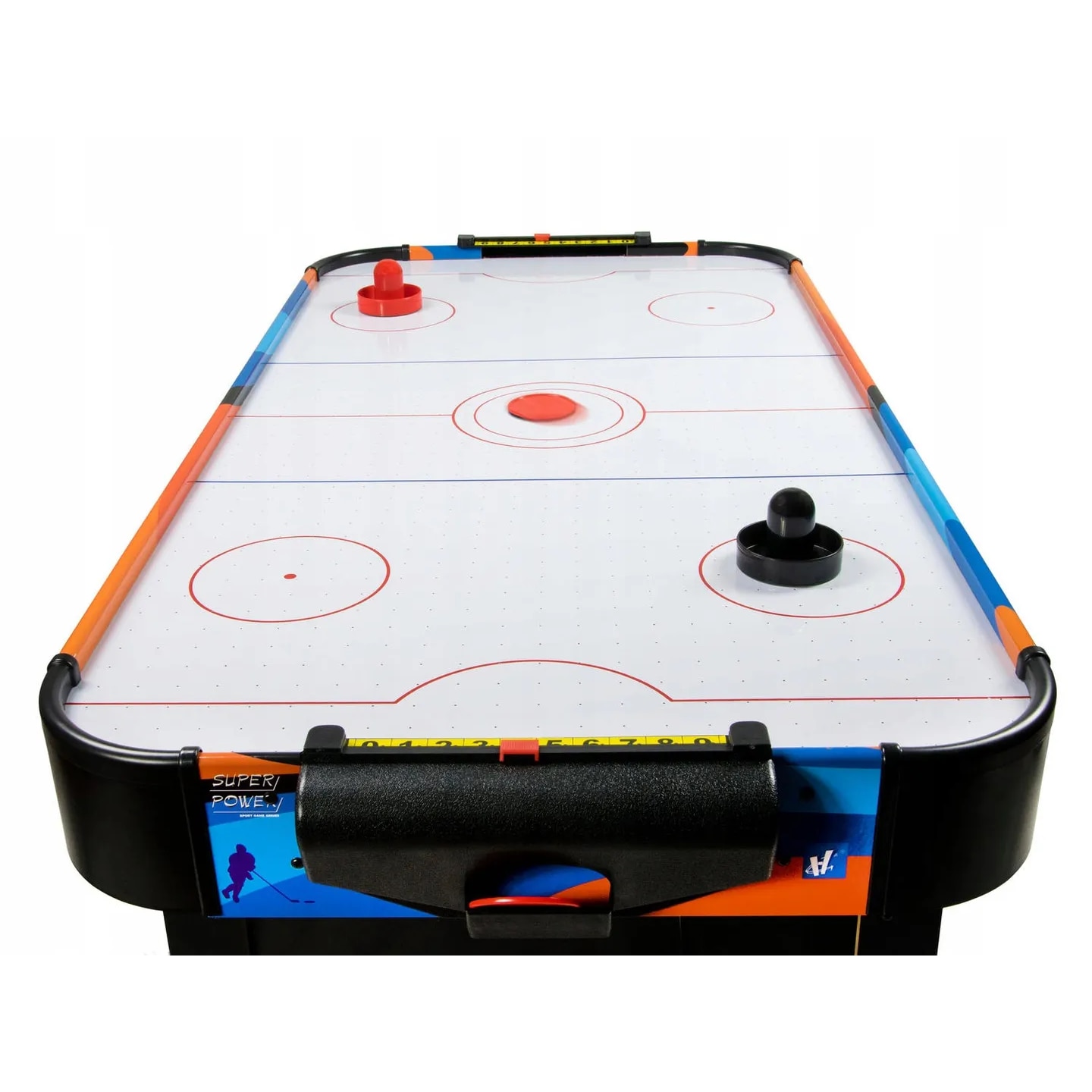 Masa Air Hockey DacEnergy©, 2 pucuri, 2 atacanti, Sistem AirFlow 220