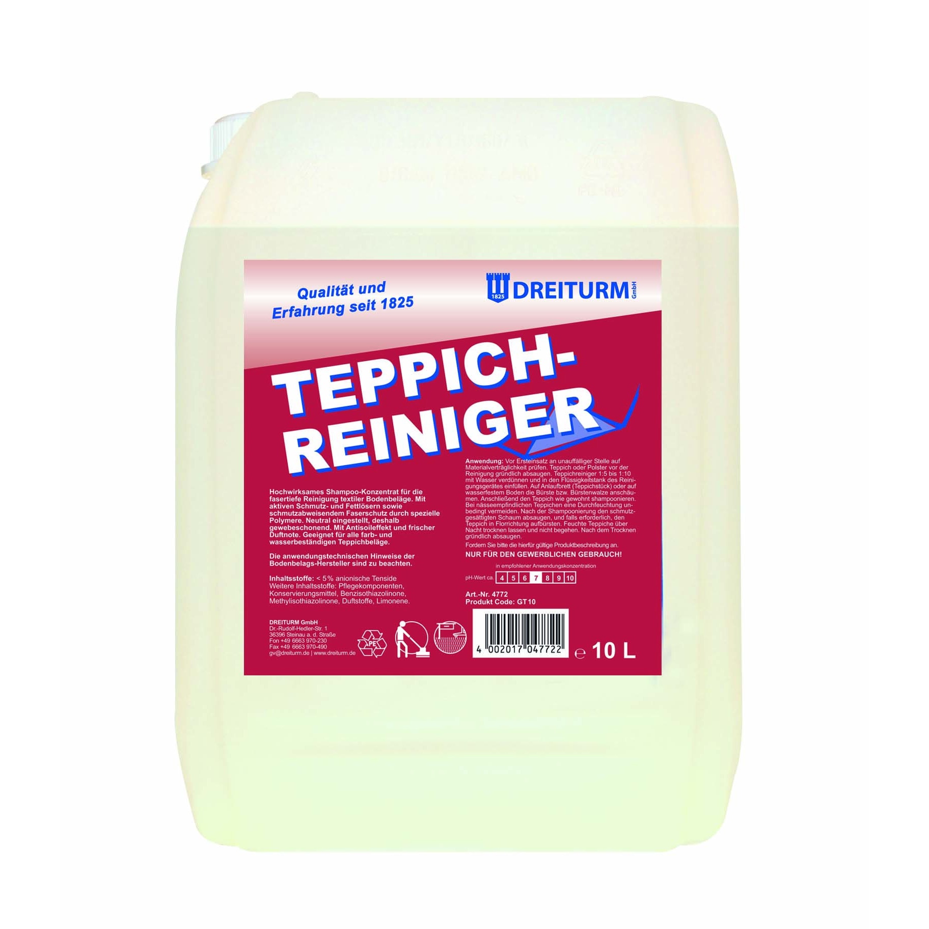 Detergent curatat covoare, Teppichreinigier, 10 l