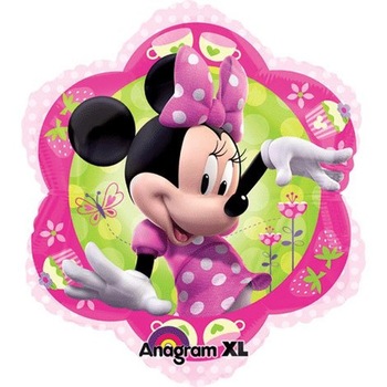 Balon folie 45 cm Minnie Mouse, Amscan, 1 bucata Balon folie 45 cm Minnie Mouse, Amscan, 1 bucata