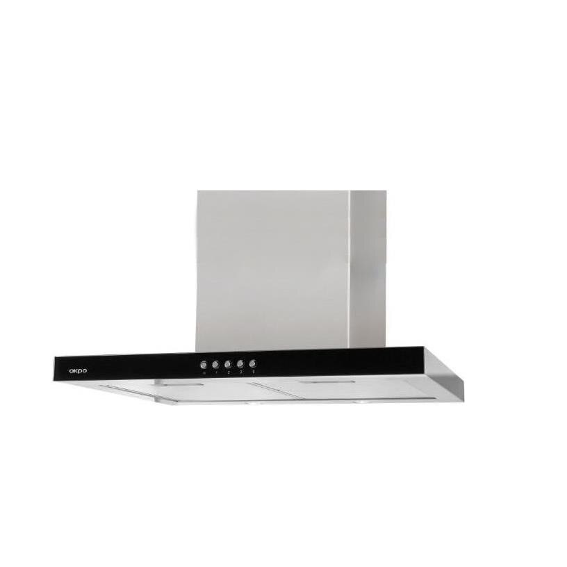 Hota Decorativa Akpo WK-4 Feniks Glass Eco 60, 420 m3/h, Latime 60 cm, Iluminare halogen