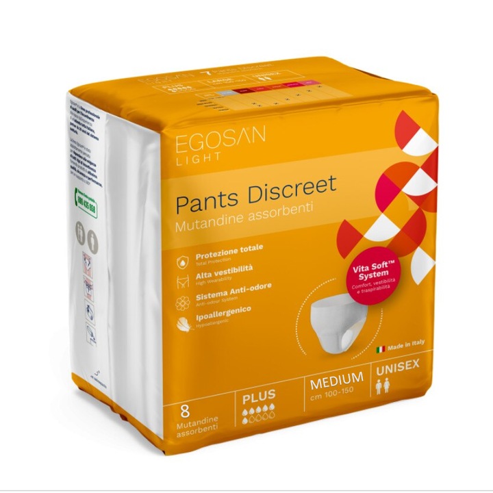 Chilot Discreet EGOSAN Light Pants MEDIUM 70-120cm unisex 8buc