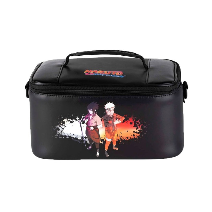 KONIX Naruto Shippuden Nintendo Switch Bag Black, 243402, Konzol kiegészítő
