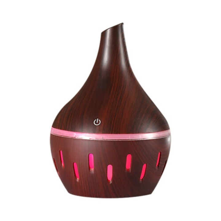 Овлажнител за въздух 130ml LED DARK WOOD HUS 02-4 Дифузер