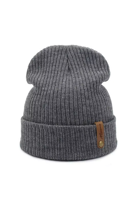 Téli sapka, univerzális méret, unisex, szürke, EFAYN