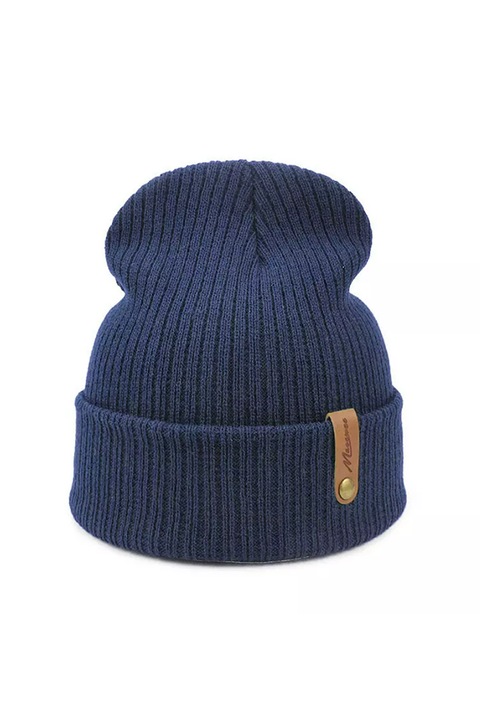 Téli sapka, univerzális méret, unisex, sötétkék, EFAYN