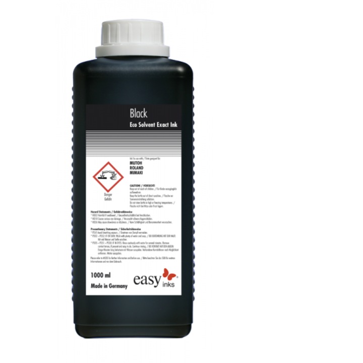 Cerneala Eco Solvent Exact, Easy Inks, Black, 1 l