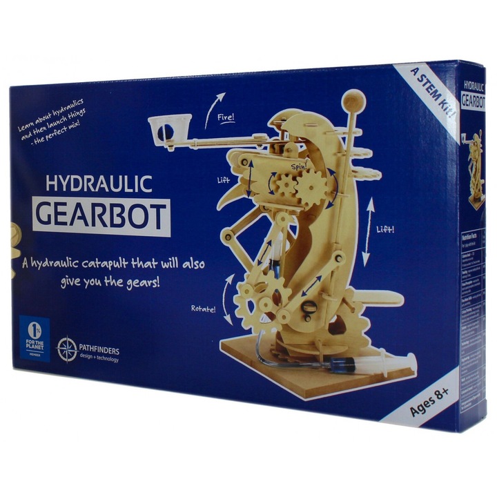 Lansator cu mecanism hidraulic - Kit educativ +8 ani