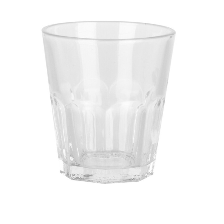 4 darabos készlet Excellent Houseware pohár, hőálló üveg, 7x8 cm, 180 ml, átlátszó