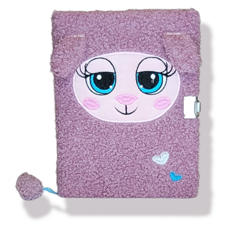 Дневник с ключалка, плюш, St.Majewski, A5, 96 листа