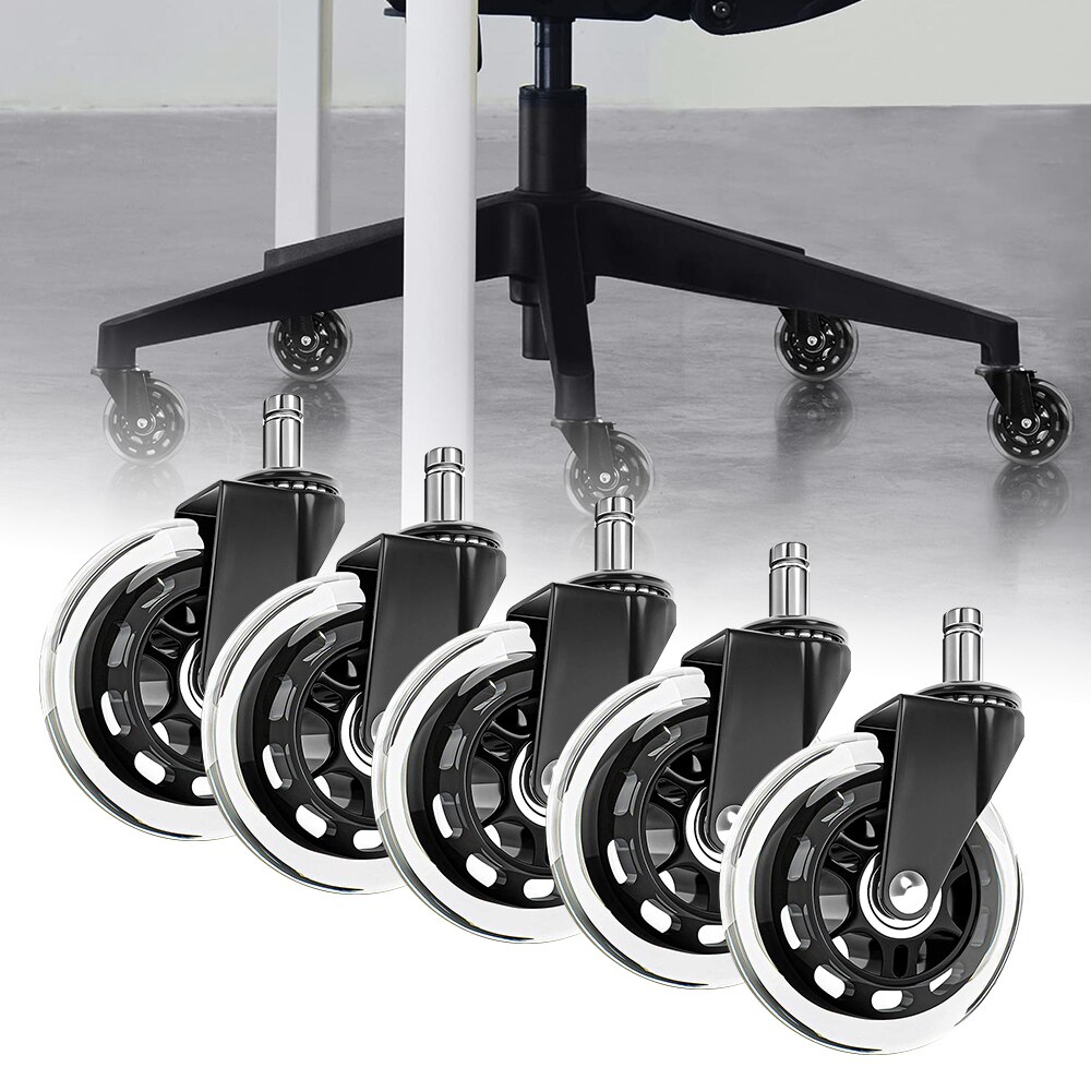 Set 5 roti de silicon, EZGETOP®, diametru 75mm, tija 11mm, pentru ...
