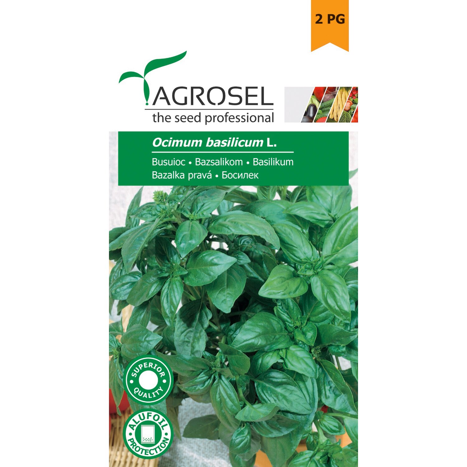 Seminte busuioc, 2 gr, Agrosel
