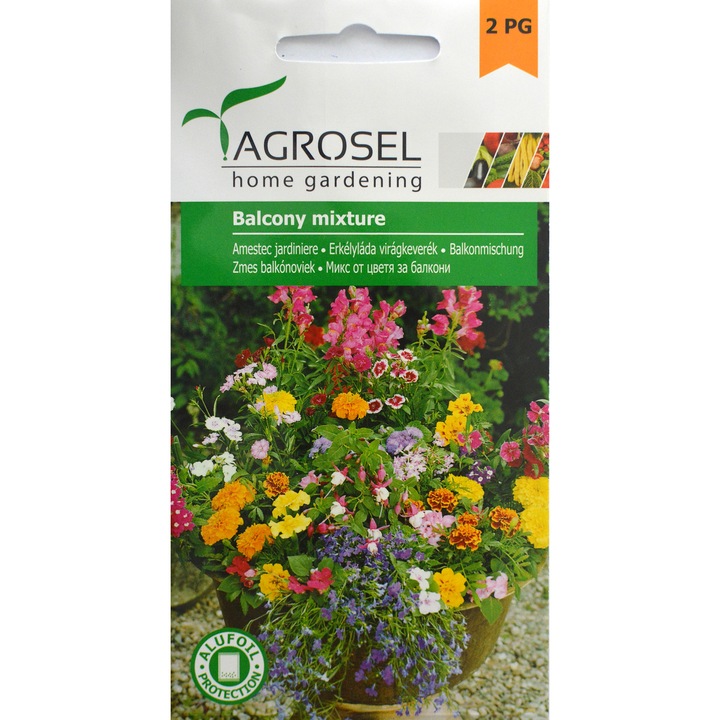 Seminte amestec jardiniere, 2 gr, Agrosel