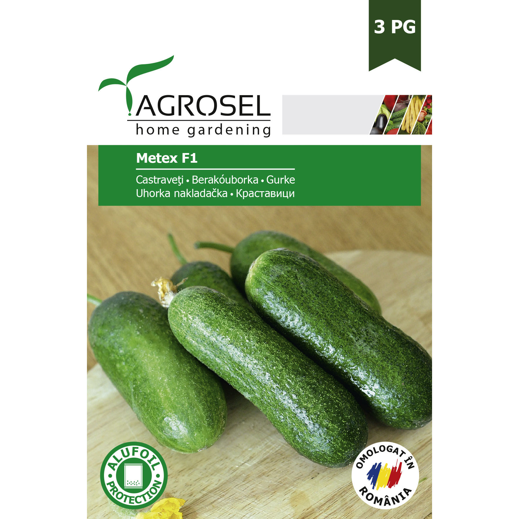 Seminte castraveti Metex F1, 15 seminte, Agrosel