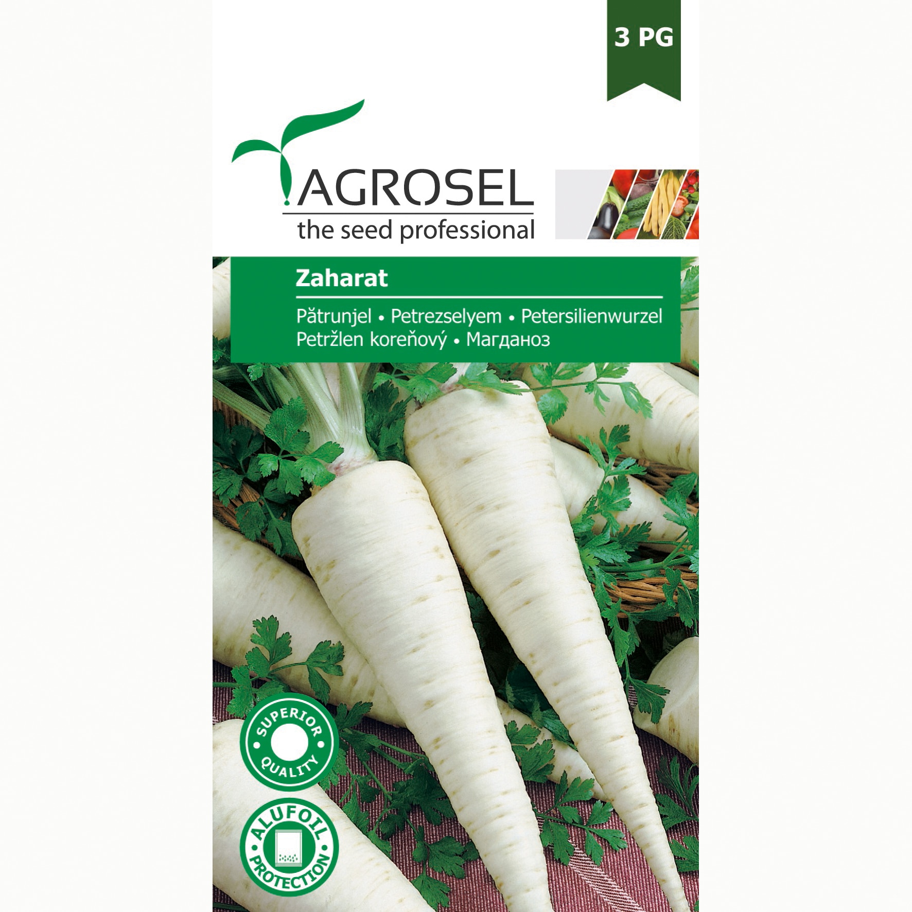 Seminte patrunjel Zaharat, 7 gr, Agrosel