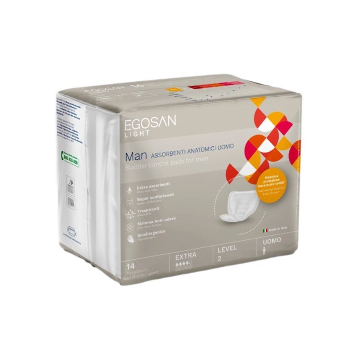 Absorbant incontinenta EGOSAN Men level 2 extra 2 pic 14buc