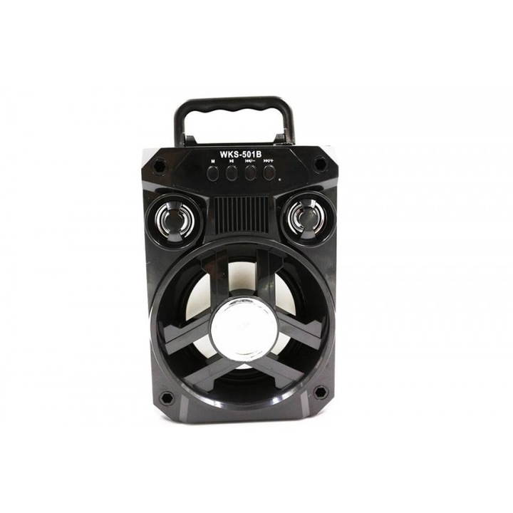 Boxa portabila neagra cu lumini activa, bluetooth FXN 05