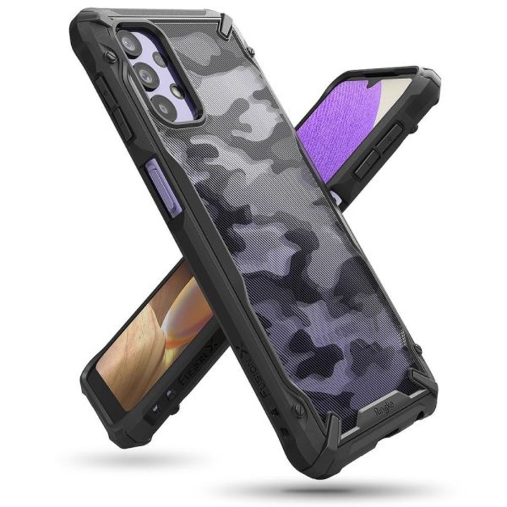Калъф за телефон Ringke Fusion X, За Samsung Galaxy A32 5G, Камуфлажен