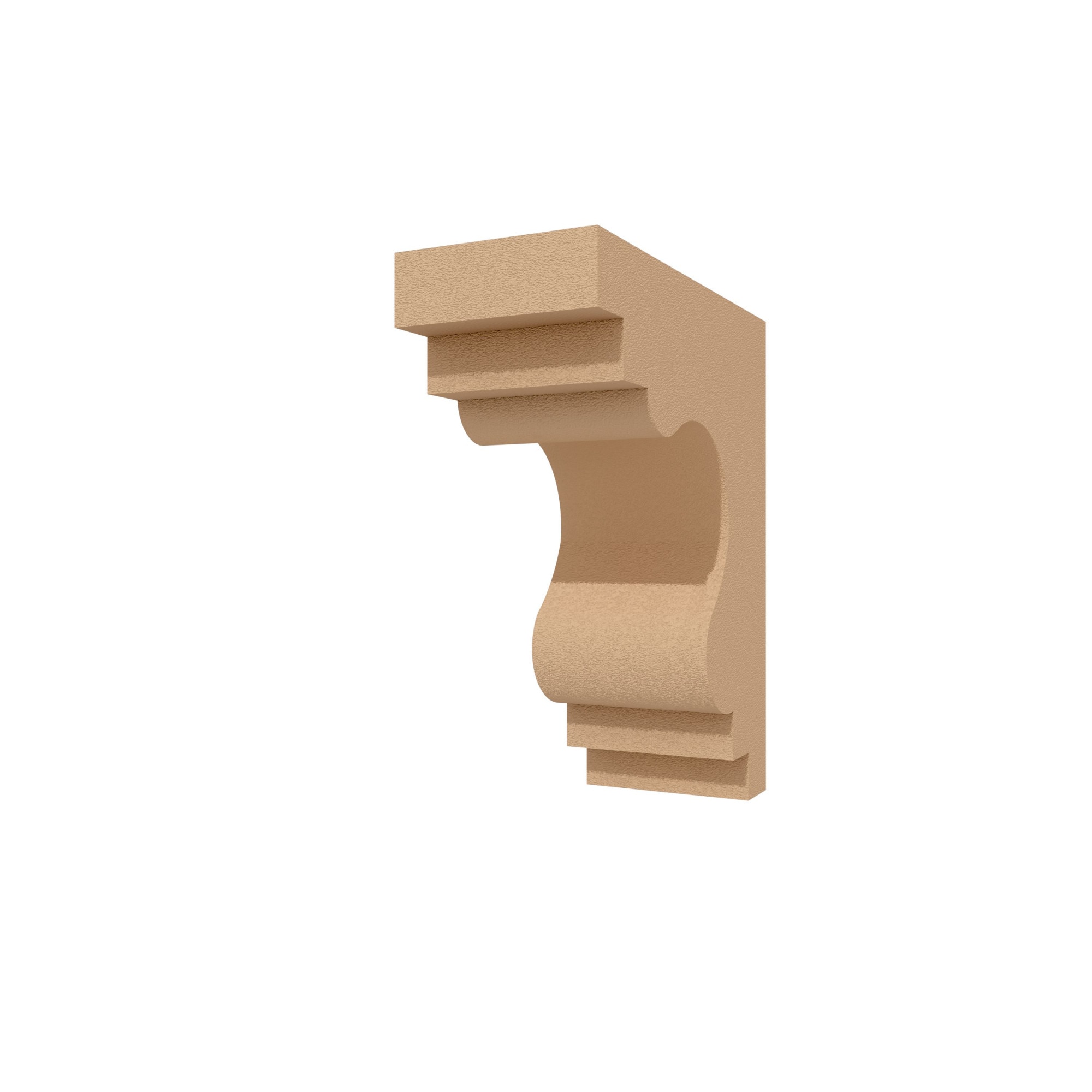 Consola decorativa FPC03 din polistiren expandat acoperit cu rasina, dimensiune H410xL350xG100mm