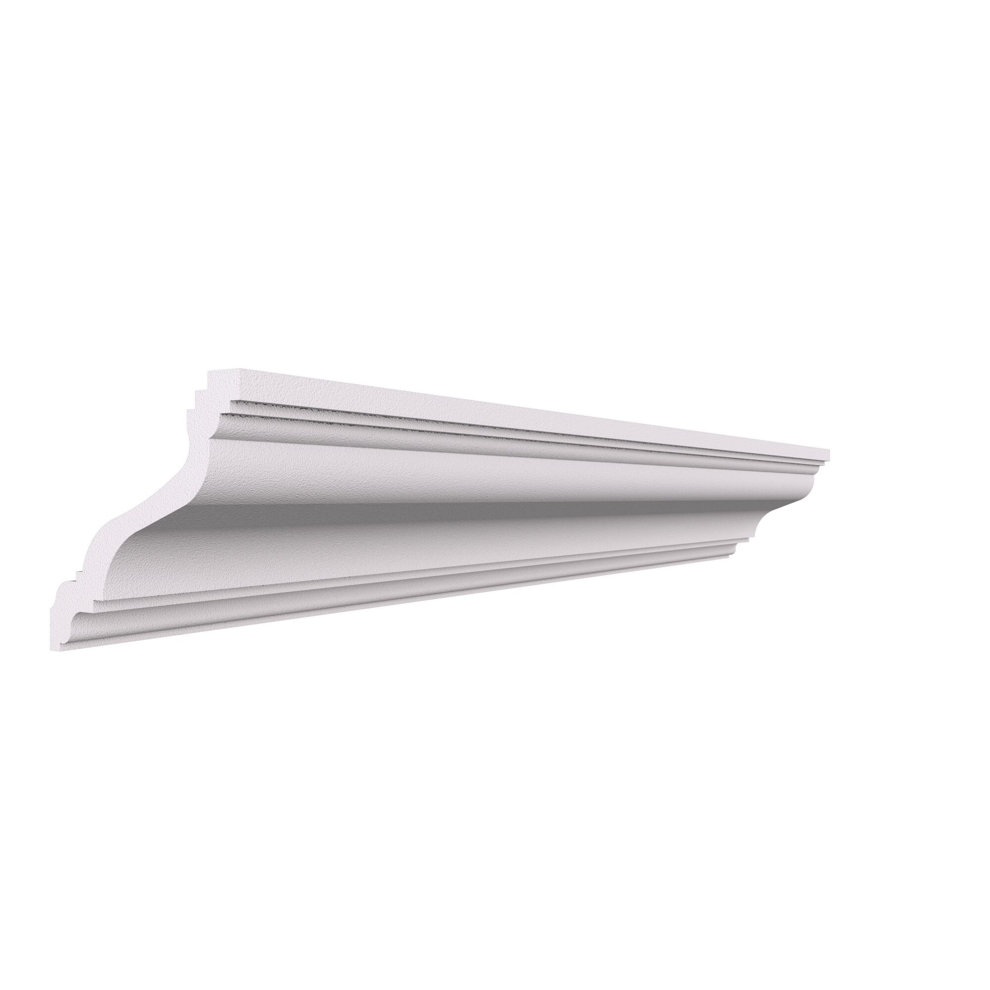 Cornisa decorativa alba din polistiren extrudat BC14, dimensiune 80x80mm, lungime 2m