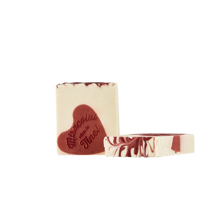 Техир натурален сапун пълен с любов с кал и червена глина 120гр