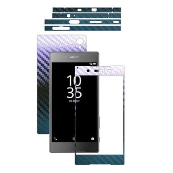 Folie de protectie Carbon Skinz, Husa de tip Skin Adeziv pentru Carcasa, Carbon Cameleon dedicata Sony Xperia Z5 Premium Folie de protectie Carbon Skinz, Husa de tip Skin Adeziv pentru Carcasa, Carbon Cameleon dedicata Sony Xperia Z5 Premium