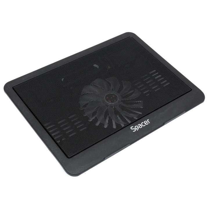 Spacer SP-NC19 laptop hűtő, 15.6, Fekete