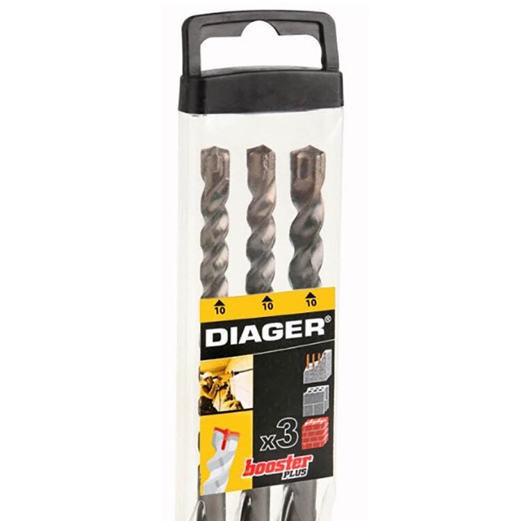Set burghie pentru beton Diager SDS-plus Booster dim: 6-10mm/3 piese