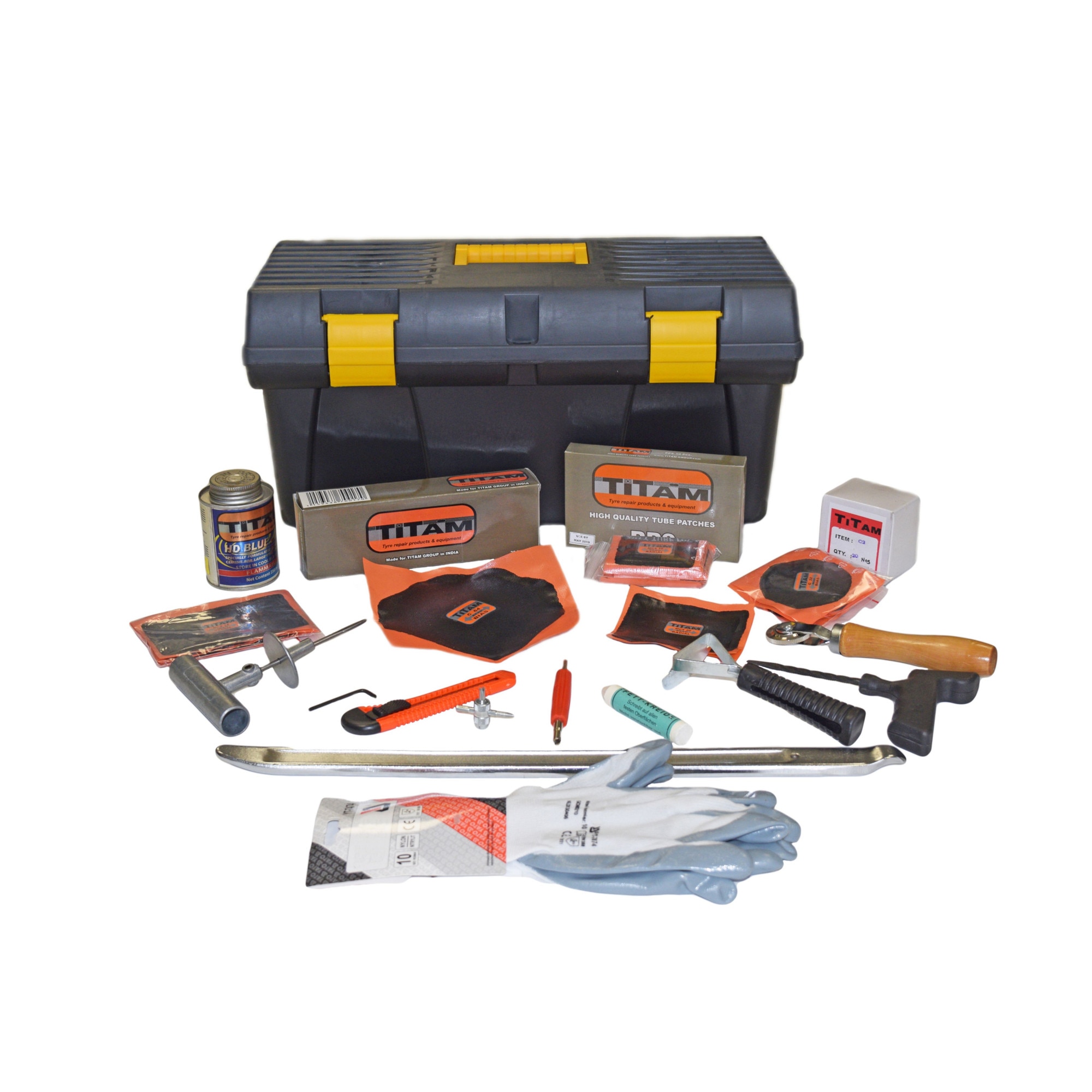 Pachet Vulcanizare la rece + Snur pentru tractor TITAM