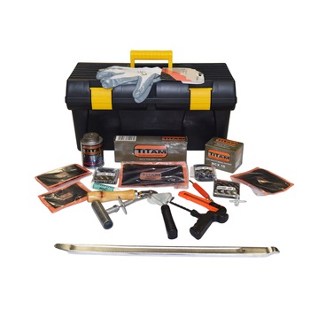 Pachet Vulcanizare la rece + Snur pentru camion TITAM Pachet Vulcanizare la rece + Snur pentru camion TITAM