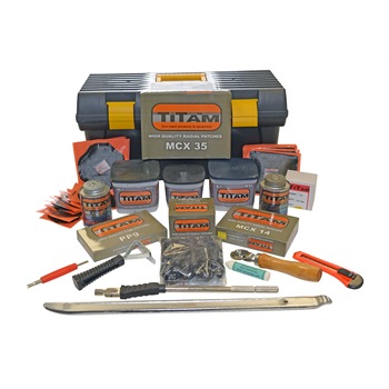 Pachet MAXI marca TITAM pentru vulcanizare la rece Pachet MAXI marca TITAM pentru vulcanizare la rece