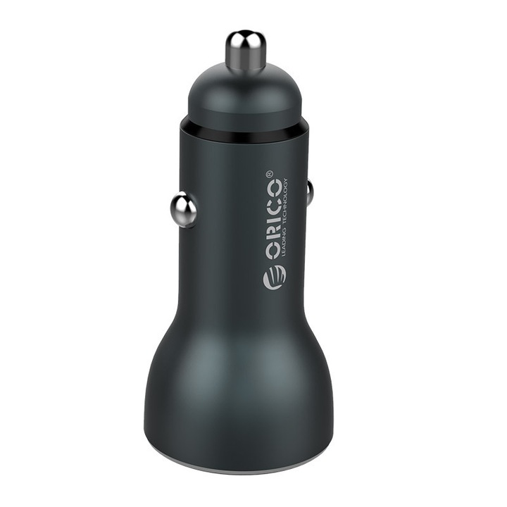Incarcator auto Orico UPF-K2 30W, argintiu