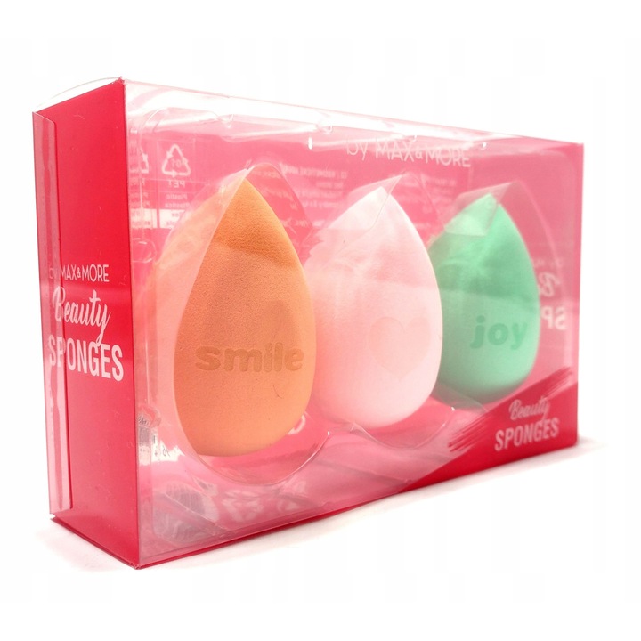 Burete Machiaj, Make-up BeautyBlender, Fara Latex, 3 bucati