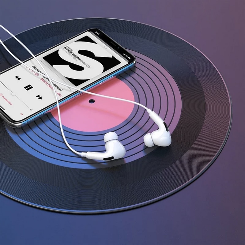 Casti Stereo cu Fir si Microfon, High Quality Standards, Ultra Sound, Jack 3.5, Alb