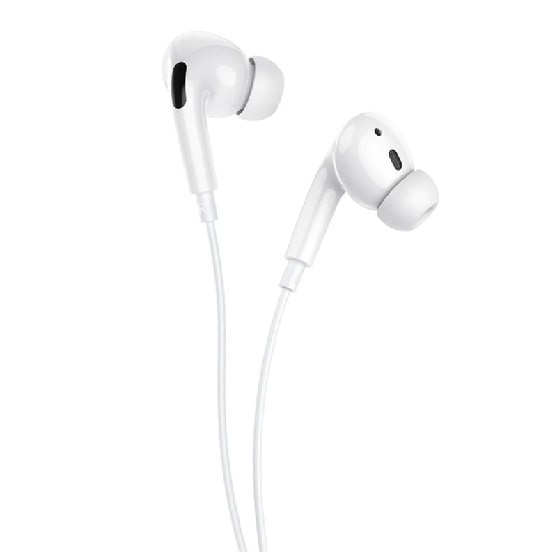 Casti Stereo cu Fir si Microfon, High Quality Standards, Ultra Sound, Jack 3.5, Alb
