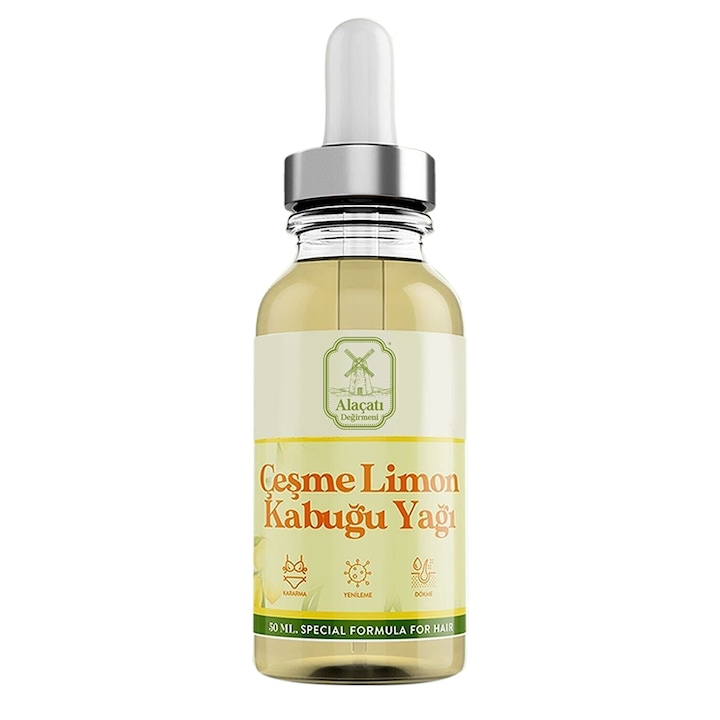 Ulei pentru incetinirea cresterii firului de par cu lamaie, Alacati, 30 ml