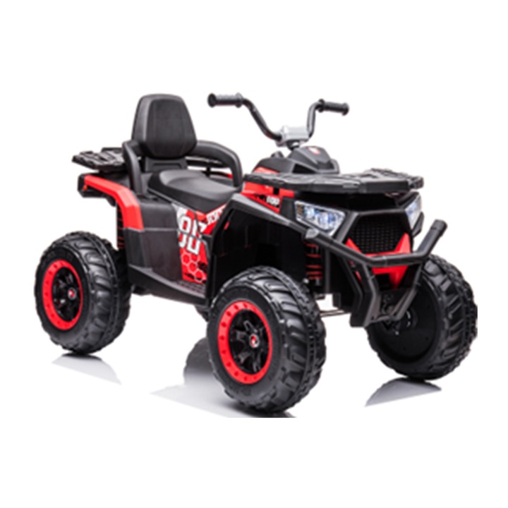 Elektromos ATV 4×4 gyerekeknek, 1 ülés, J-MB3016 modell, 4 x 390W motor, 12V-7Ah akkumulátor - Piros