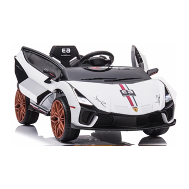 Masinuta electrica pentru copii, 1 loc, sport, model MB-293, motor 2 x 380W, baterie 12V-7Ah, telecomanda 2.4G/RC-Alb