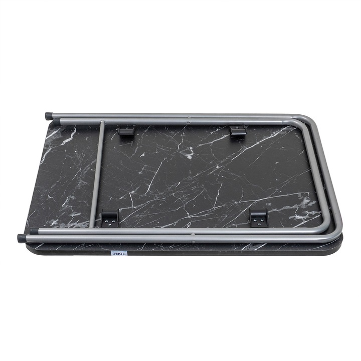 Сгъваема маса с MDF плот, размери 60х80х70см, черна / ZLN 6975