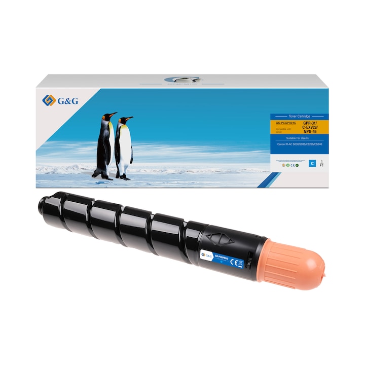 Cartus Toner G&G compatibil cu Konica Minolta C227 A8K3150 (TN-221K), 24000 pagini, black