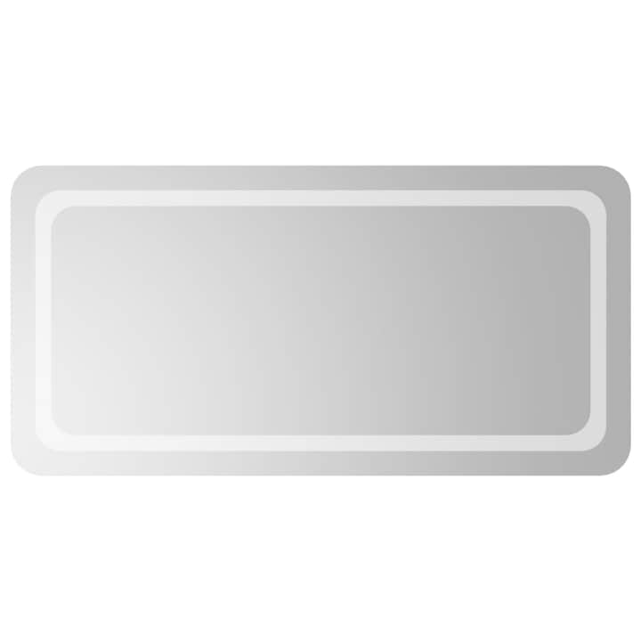 Oglinda de baie cu LED vidaXL, 50x100 cm, 4.53 kg